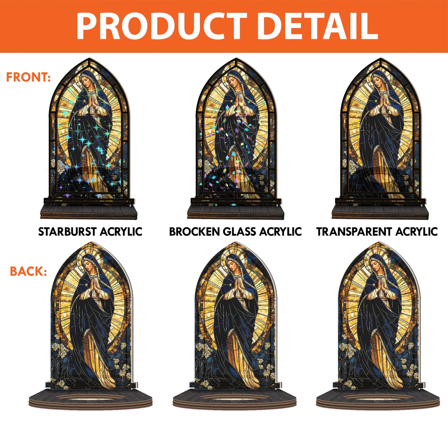 Shineful Suncatcher Candle Holder Mary’s Grace