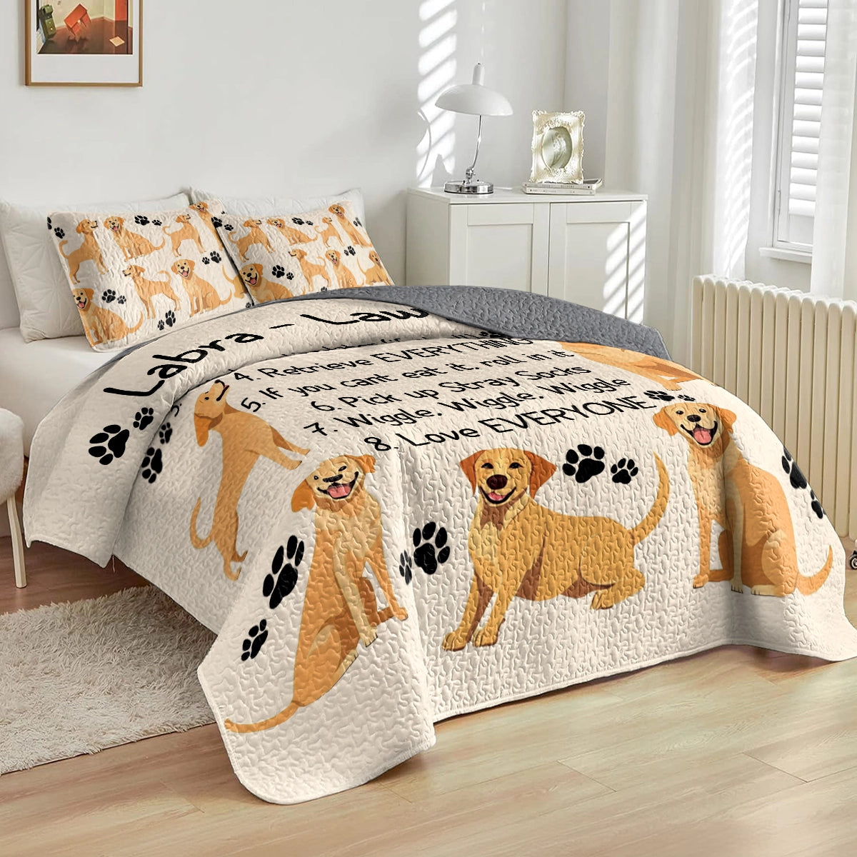Shineful All Season Quilt 3-Piece Set - Labra-Law