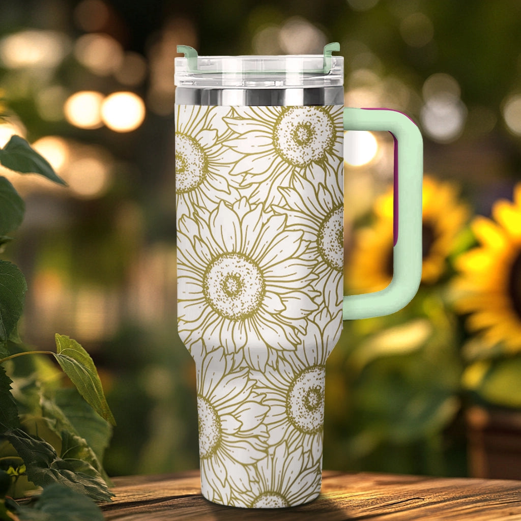 Shineful Tumbler Golden Sunflower Grace