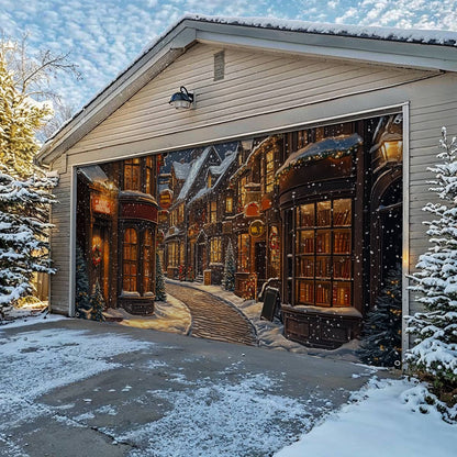 Shineful Garage Door Banner Decoration Literary Lane