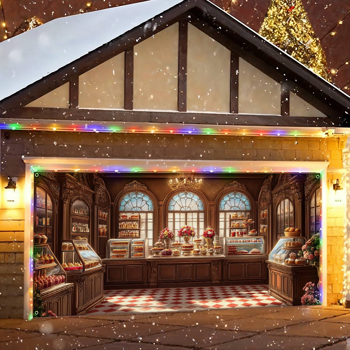 Shineful Garage Door Banner Decoration Sweet Retreat
