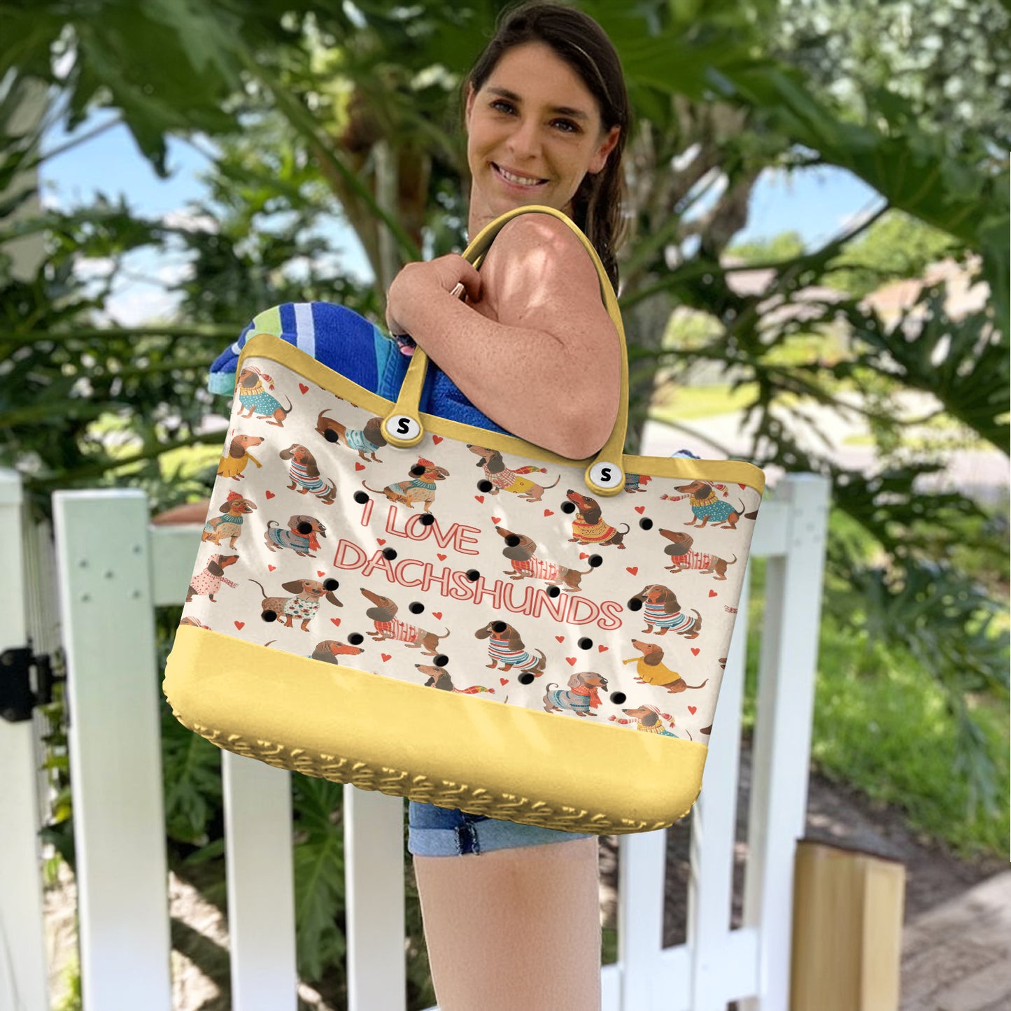 Shineful Beach Bag Dachshund Fashion Wiener