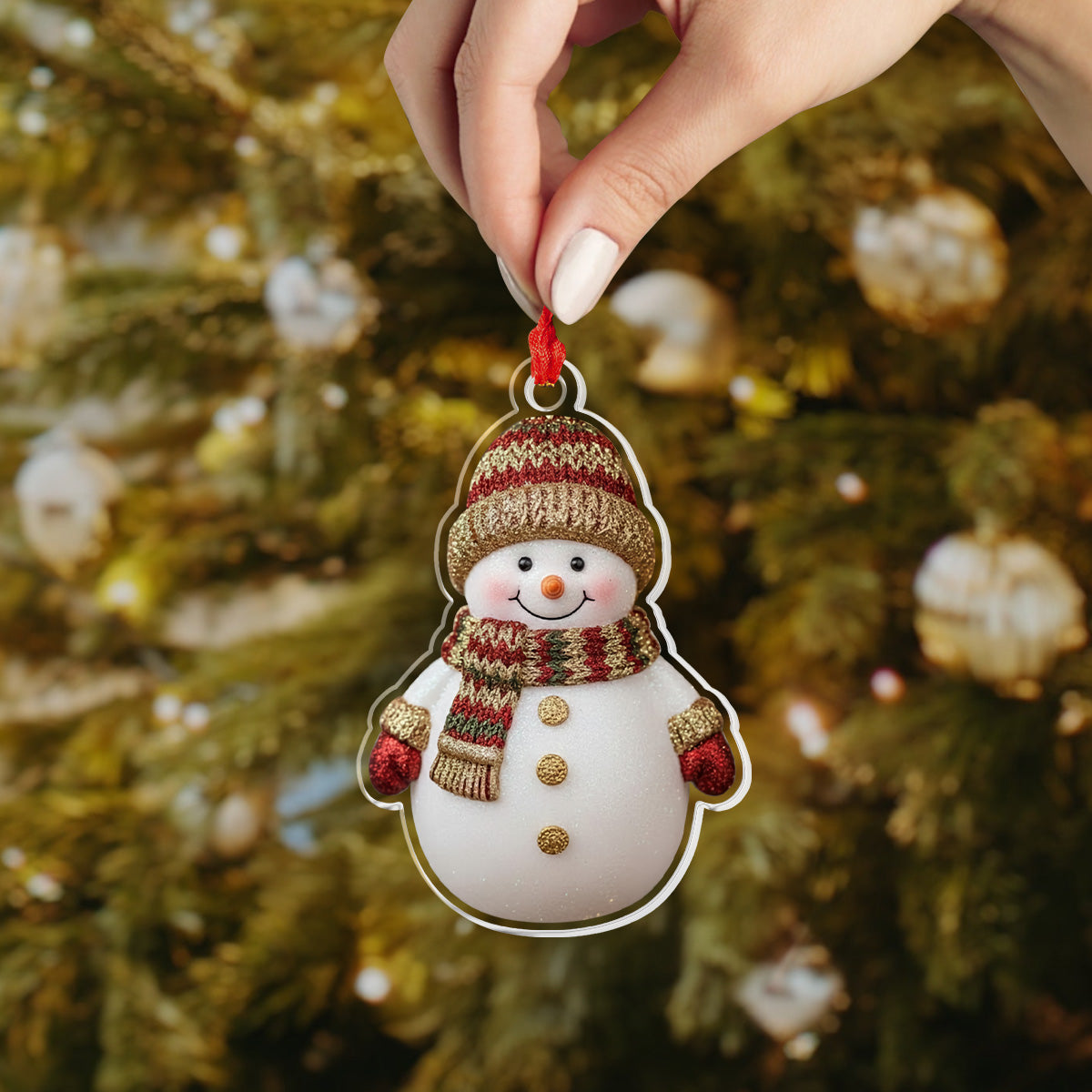 Shineful 2D Acrylic Ornament Frosty Joy Snowman