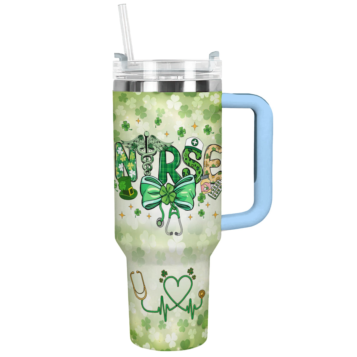 Shineful Tumbler Lucky Nurse Life