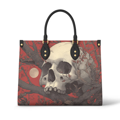 Shineful Leather Bag Crimson Stillness