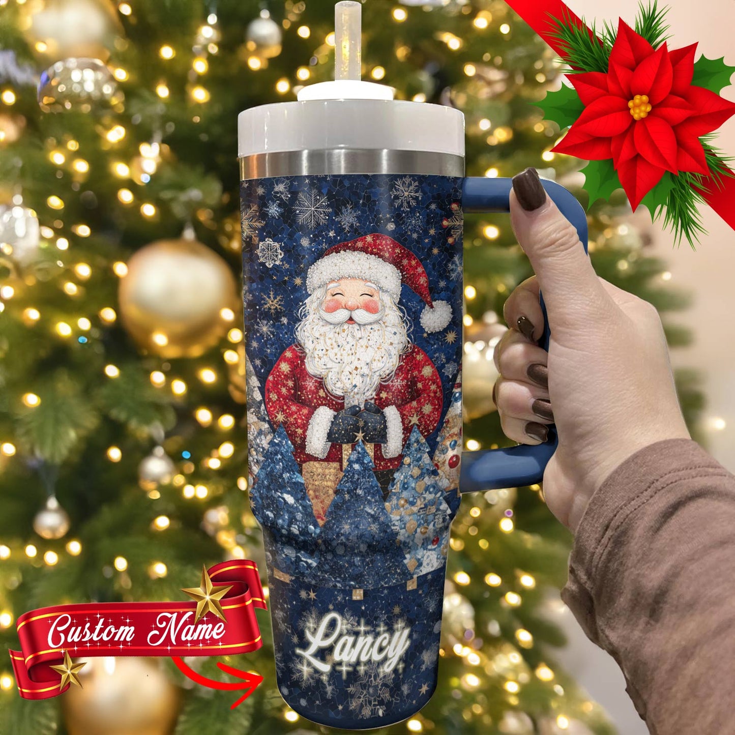 Shineful Tumbler Santa Dream