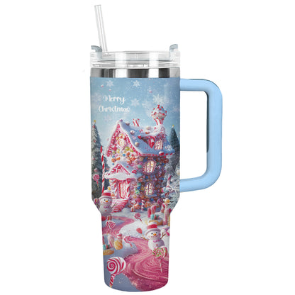 Shineful Tumbler Christmas Candy House