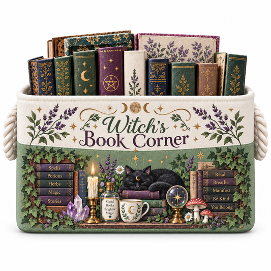 Shineful Books & Magic Storage Basket