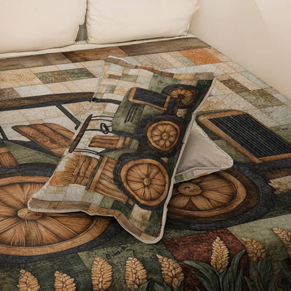 Shineful All Season Quilt 3-Piece Set - Farmer Rustic Charm