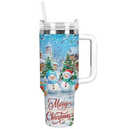 Shineful Tumbler Merry Christmas Snowman
