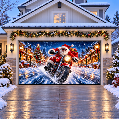 Shineful Christmas Adventure Garage Door Banner Decoration