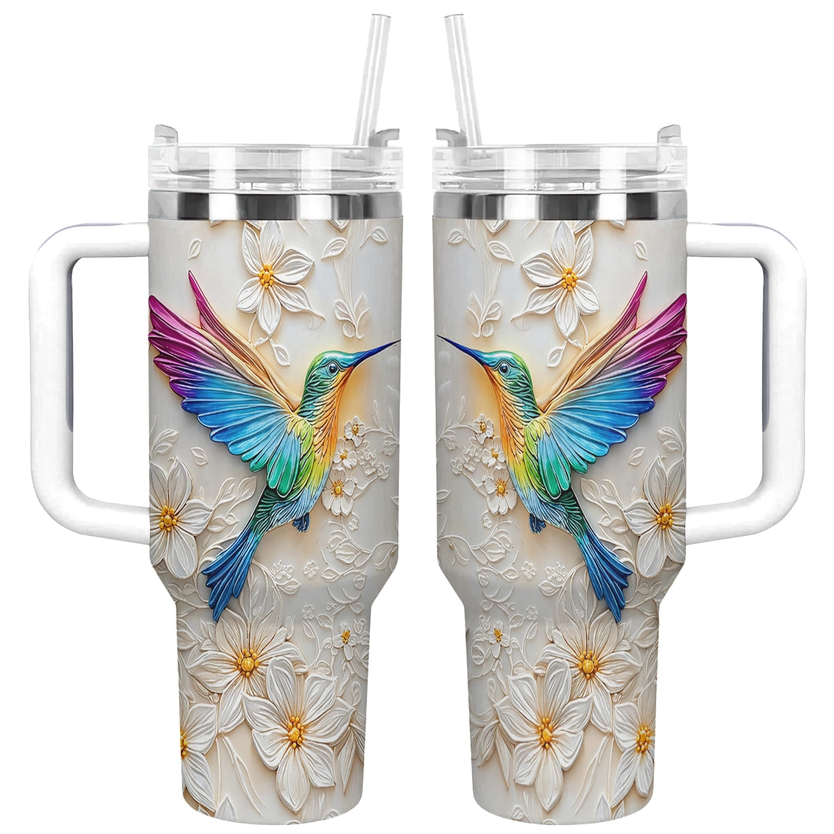 Shineful Tumbler Fluttering Blooms