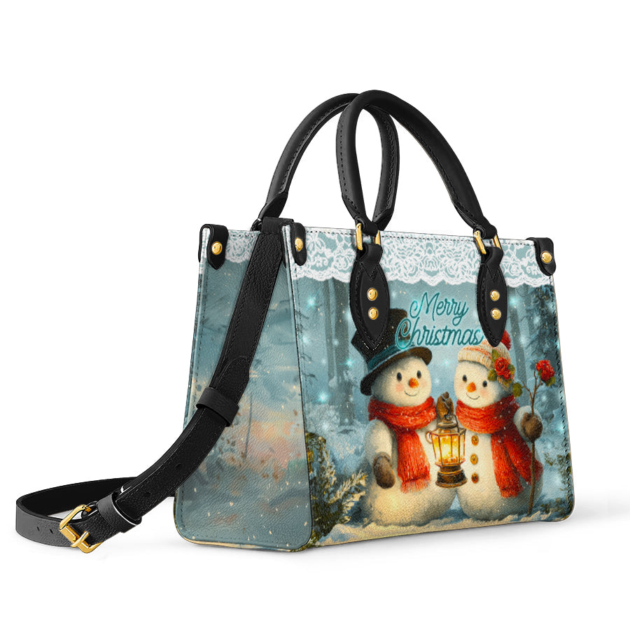 Shineful Leather Bag Snow Couple