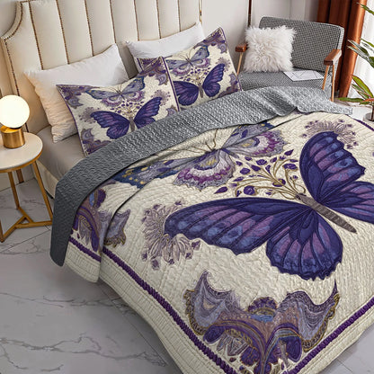 Shineful Quilt 3-Piece Set Enchanted Royal Wings