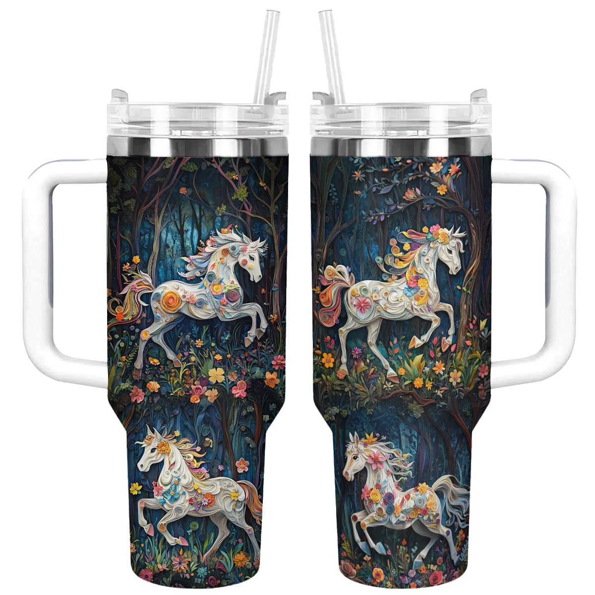 Shineful Tumbler Enchanted Forest Horse