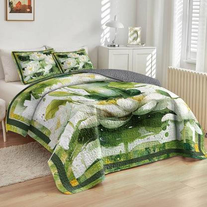 Shineful All Season Quilt 3-Piece Little Frog