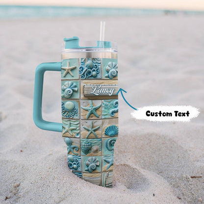 Shineful Tumbler Mermaid Treasure Personalized