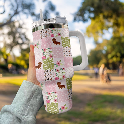 Shineful Tumbler Dachshund Dreams