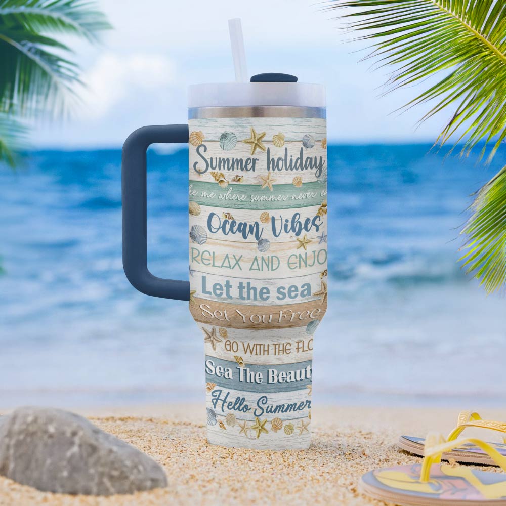 Shineful Tumbler Hello Summer