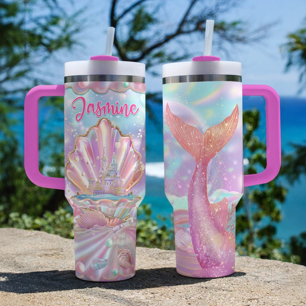 Shineful Tumbler Personalized Mermaid Enchanted Seas