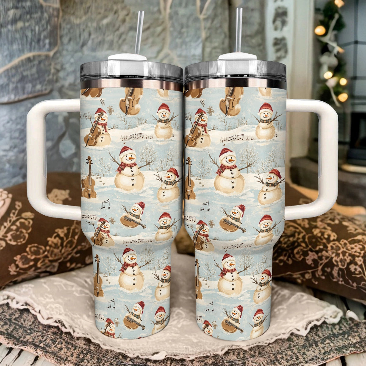 Shineful Tumbler Christmas Frosty Tunes