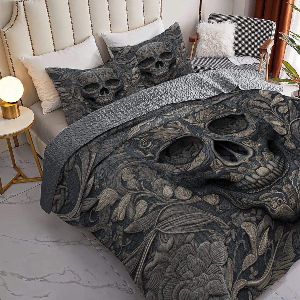 Shineful Quilt 3-Piece Set Stone Crown of Shadows