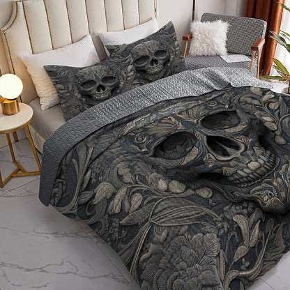 Shineful Quilt 3-Piece Set Stone Crown of Shadows