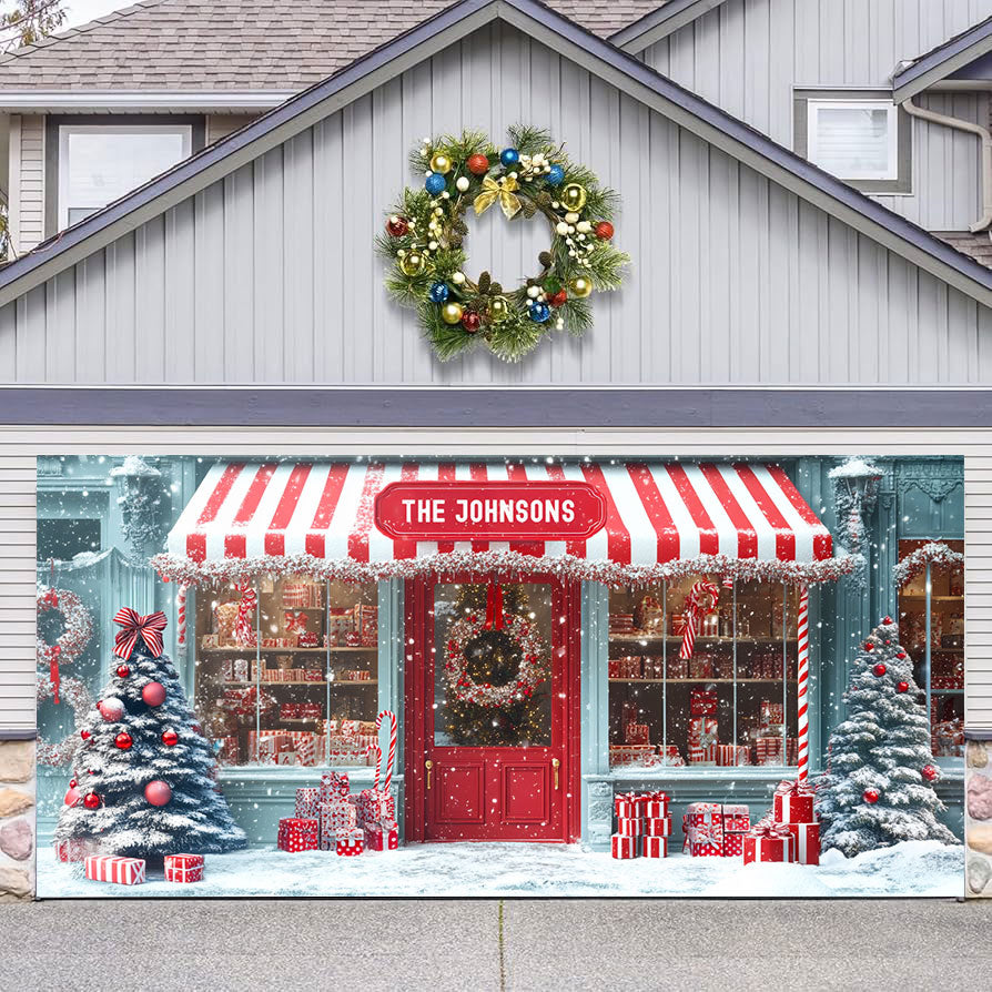 Shineful Personalized Garage Door Banner Decoration Interesting Christmas