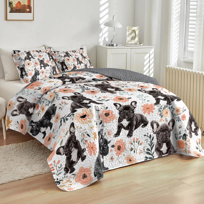 Shineful All Season Quilt 3-Piece Set Rosemary Frenchies