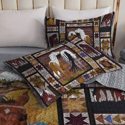 Shineful All Season Quilt 3-Piece Set Wild Spirit
