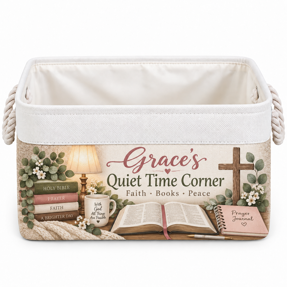 Shineful Quiet Time with God Book Basket