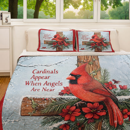 Shineful All Season Quilt 3-Piece Set Christmas Blessings