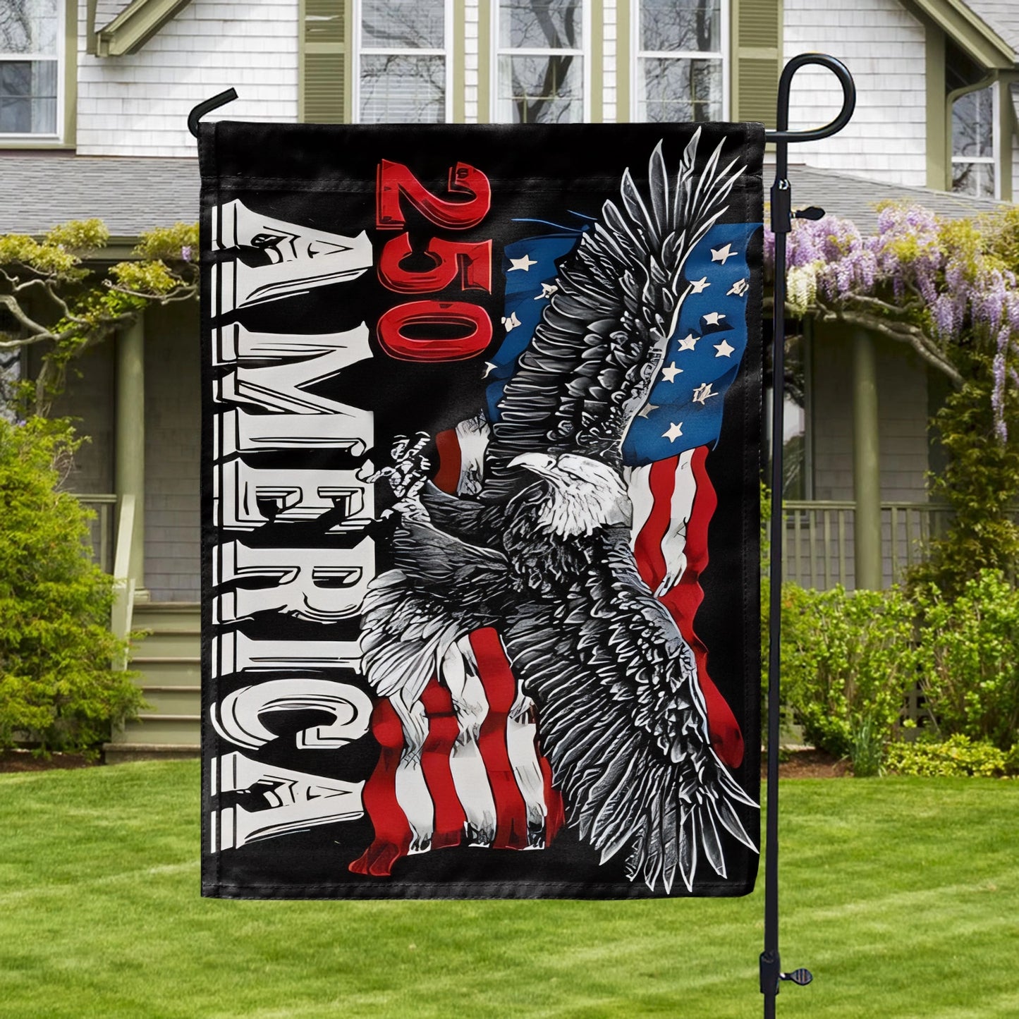 Shineful Gargen Flag 12" x 18" - 250 Years Unbroken