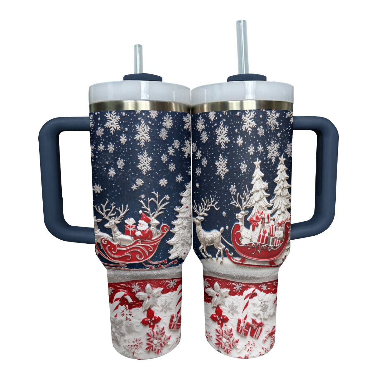 Shineful Glossy Tumbler Classical Christmas