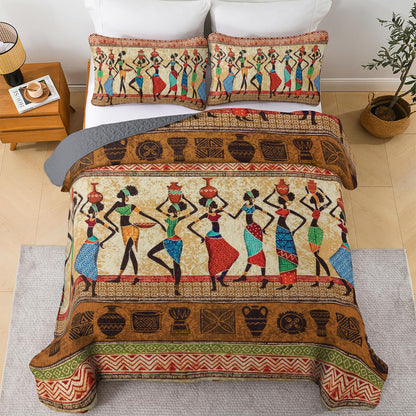 Shineful All Season Quilt 3-Piece Set The Long Walk Home