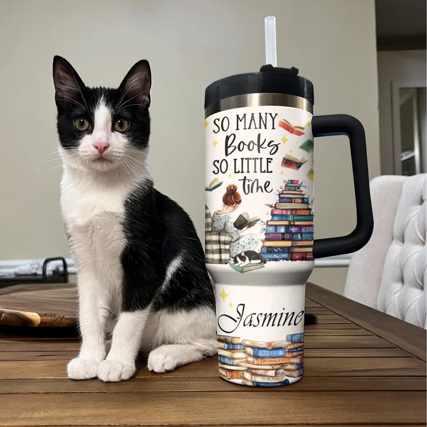 Shineful Tumbler So Many Books