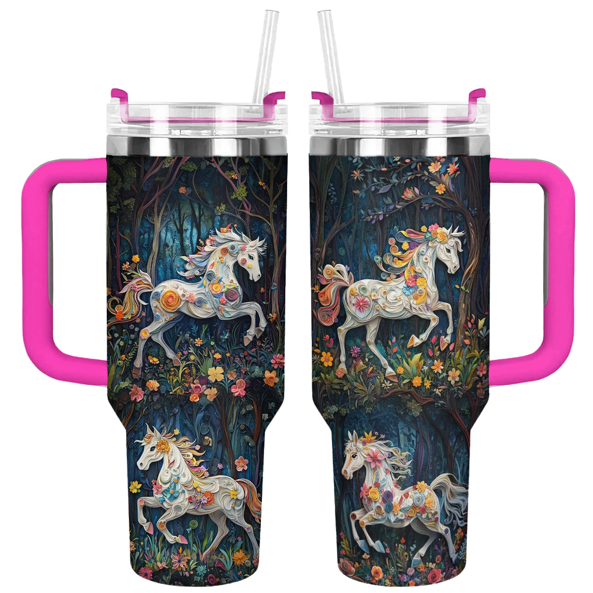 Shineful Tumbler Enchanted Forest Horse