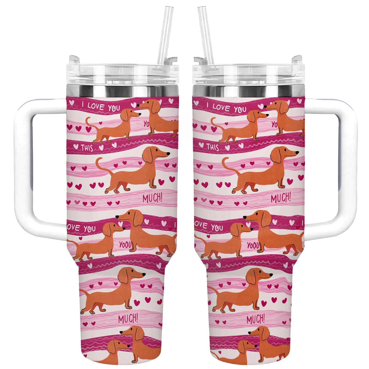 Shineful Tumbler Dachshund Puppy Love Forever