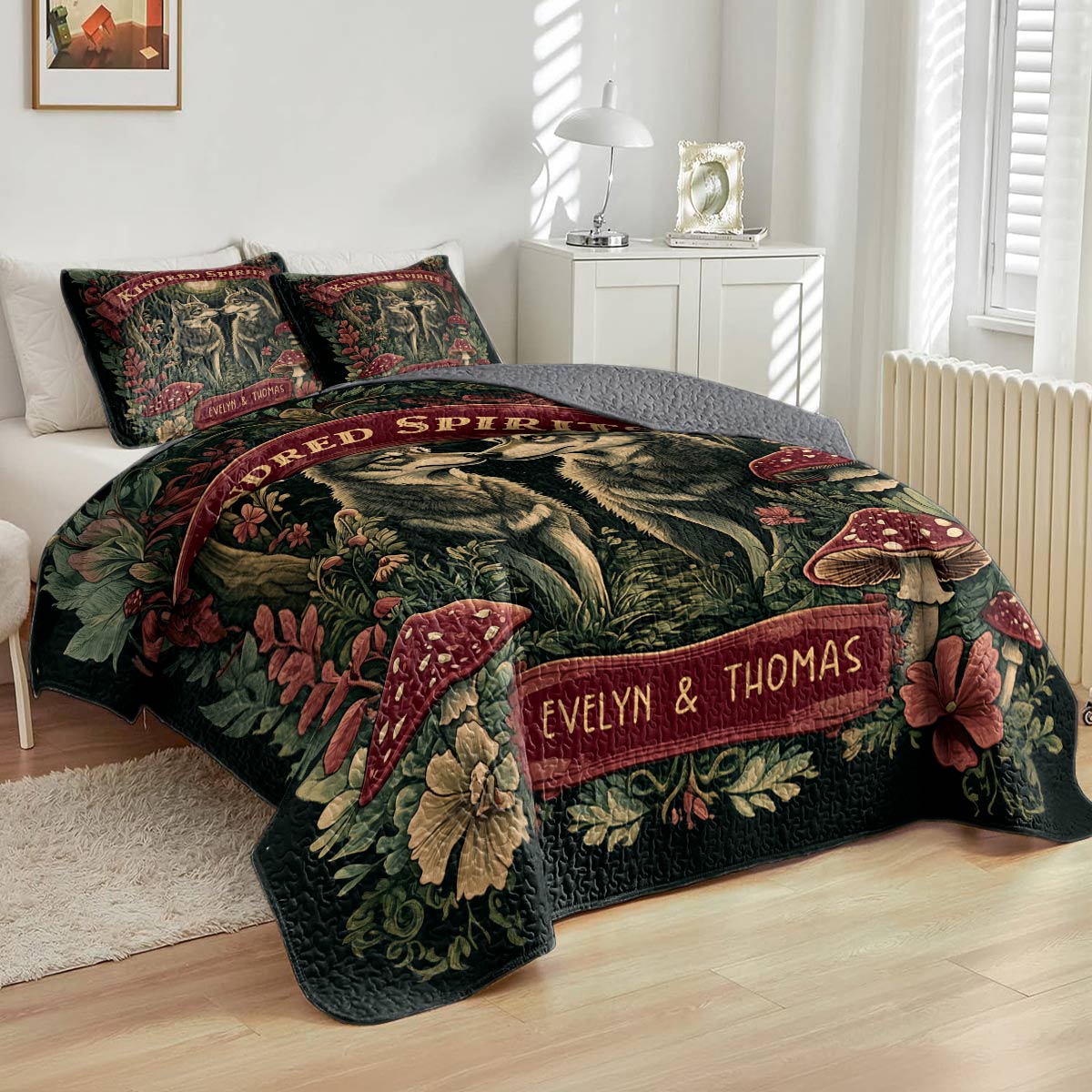Shineful All Season Quilt 3-Piece Set - Personalized Kindred Spirits