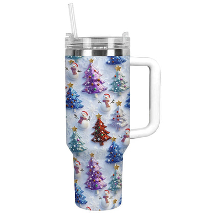 Shineful Glossy Tumbler Colorful Christmas