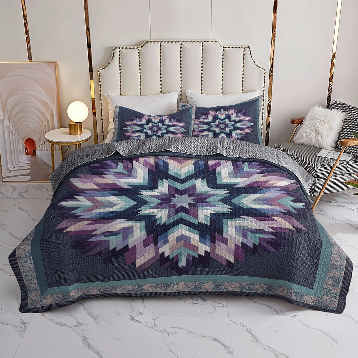 Shineful All Season Quilt 3-Piece Set Twilight Star