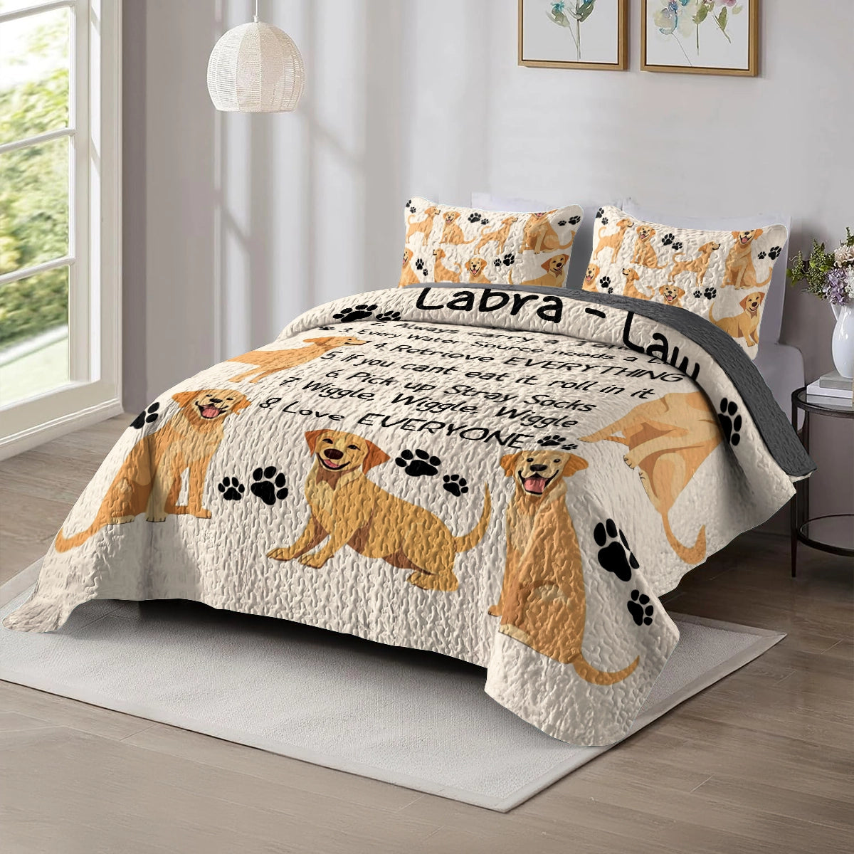 Shineful All Season Quilt 3-Piece Set - Labra-Law