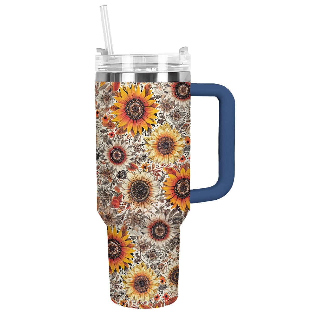 Shineful Tumbler Boho Autumn Sunflower