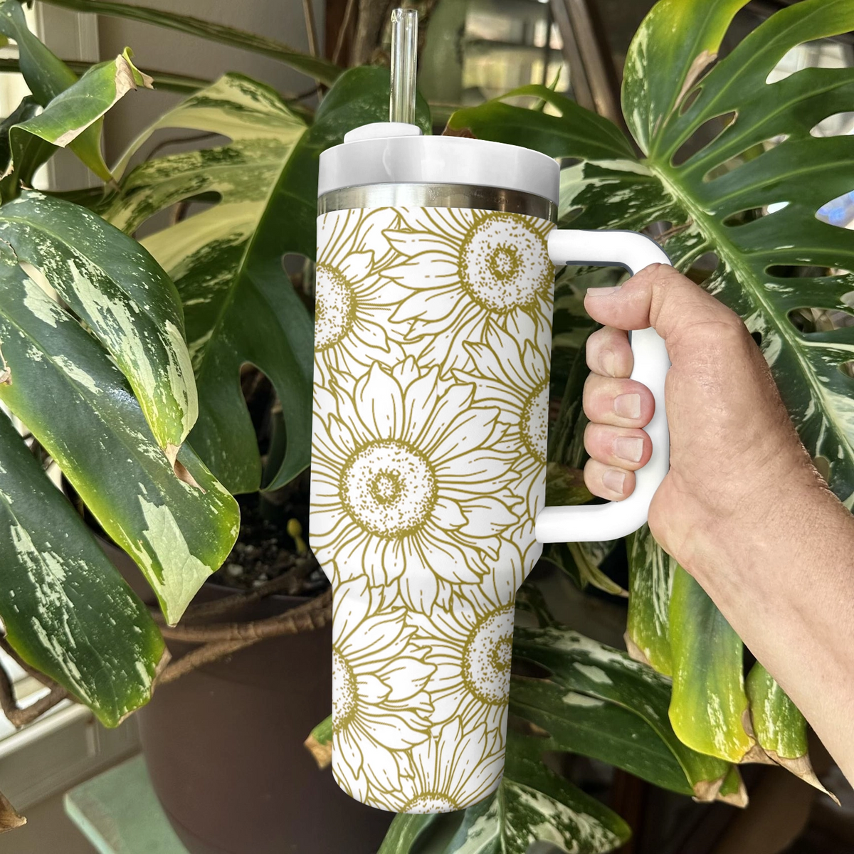 Shineful Tumbler Golden Sunflower Grace