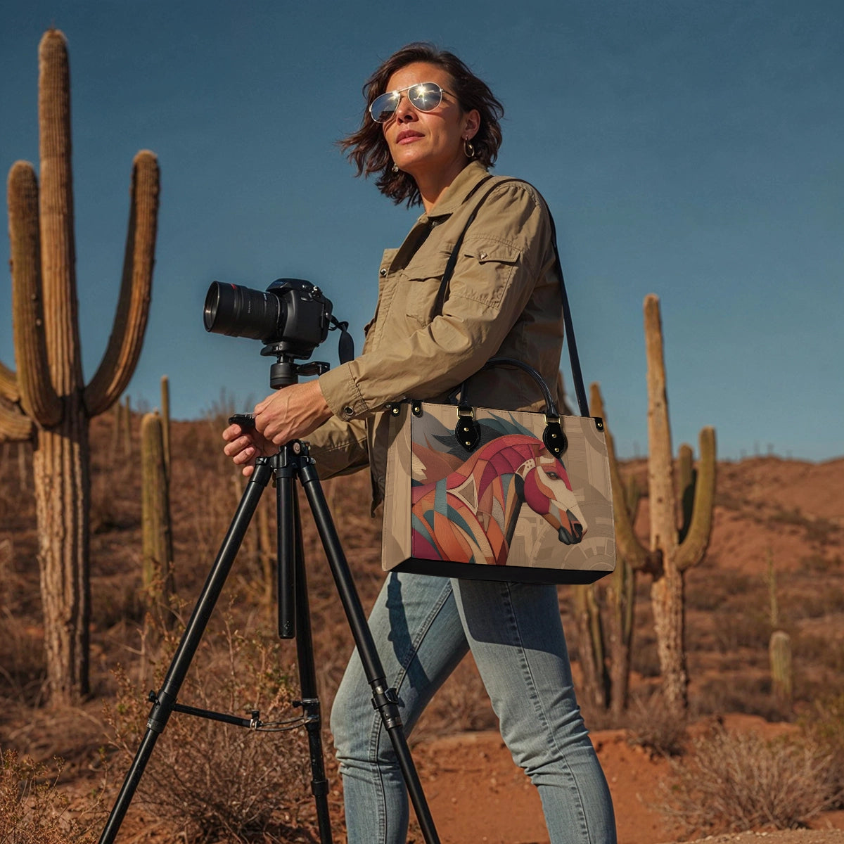 Shineful Leather Bag Equine Art Carry