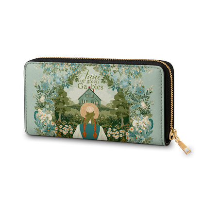 Shineful Leather Clutch Purse With Wristlet Strap Handle Anne’s Classic Cottage
