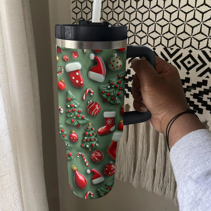 Shineful Glossy Tumbler Christmas Holiday Sips & Cheer