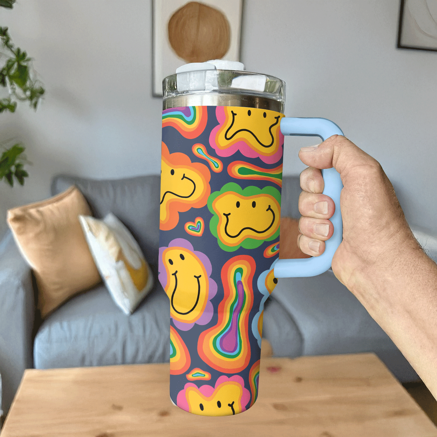 Shineful Tumbler Smiley Daisy