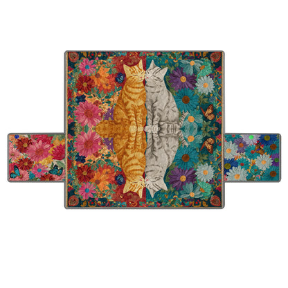 Shineful Sofa Cover Set Floral Companions Cat