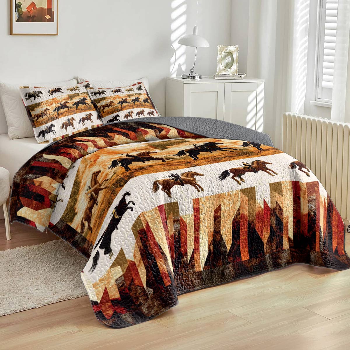 Shineful All Season Quilt 3-Piece Set Western Adventure